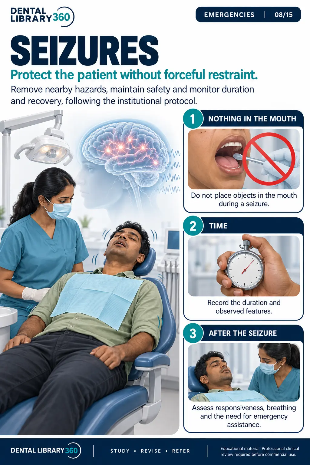 Sample page from the Dental Study Library 360 visual guides