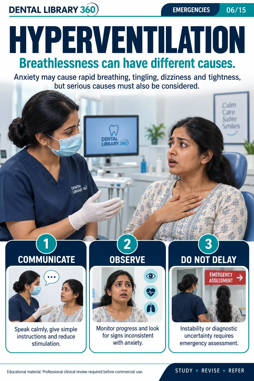 Sample page from the Dental Study Library 360 visual guides